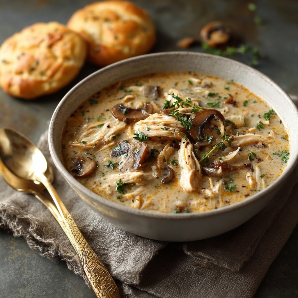 Creamy Crockpot Chicken Wild Rice Soup Recipe - Recipe Image