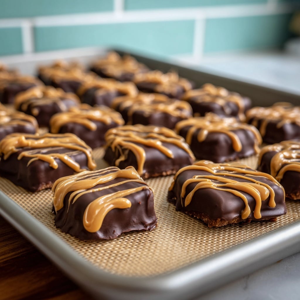 Chocolate Covered Graham Crackers Recipe - Recipe Image