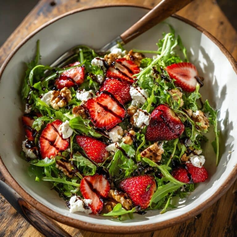 Balsamic Strawberry Caprese Salad Recipe