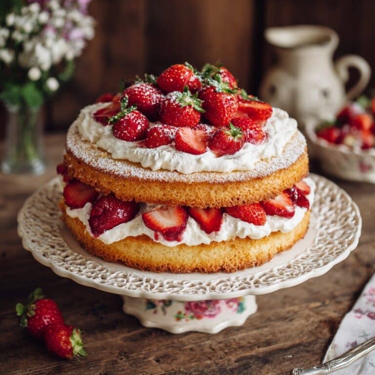 Vegan Strawberry Cake Recipe