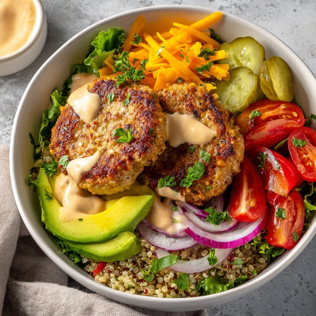 Savory Smash Burger Bowl Recipe - Recipe Image