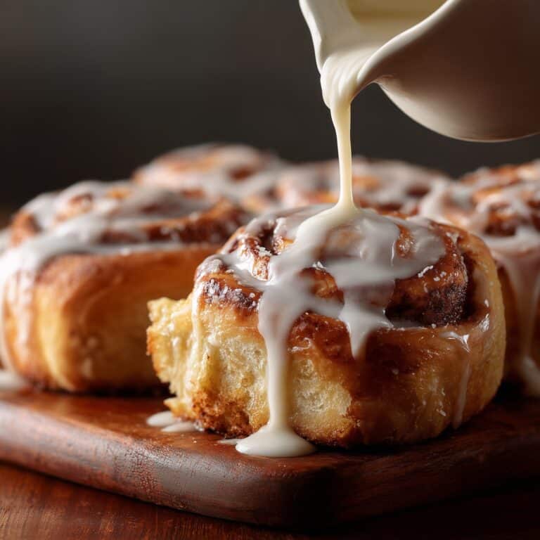 Fluffy Cinnamon Rolls with Cinnamon-Sugar Filling and Creamy Glaze Recipe