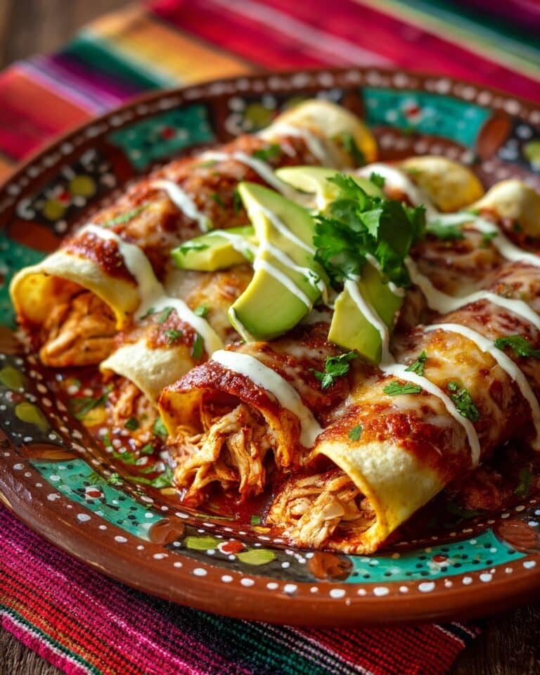 Creamy Queso Chicken Enchiladas for Effortless Family Dinners Recipe