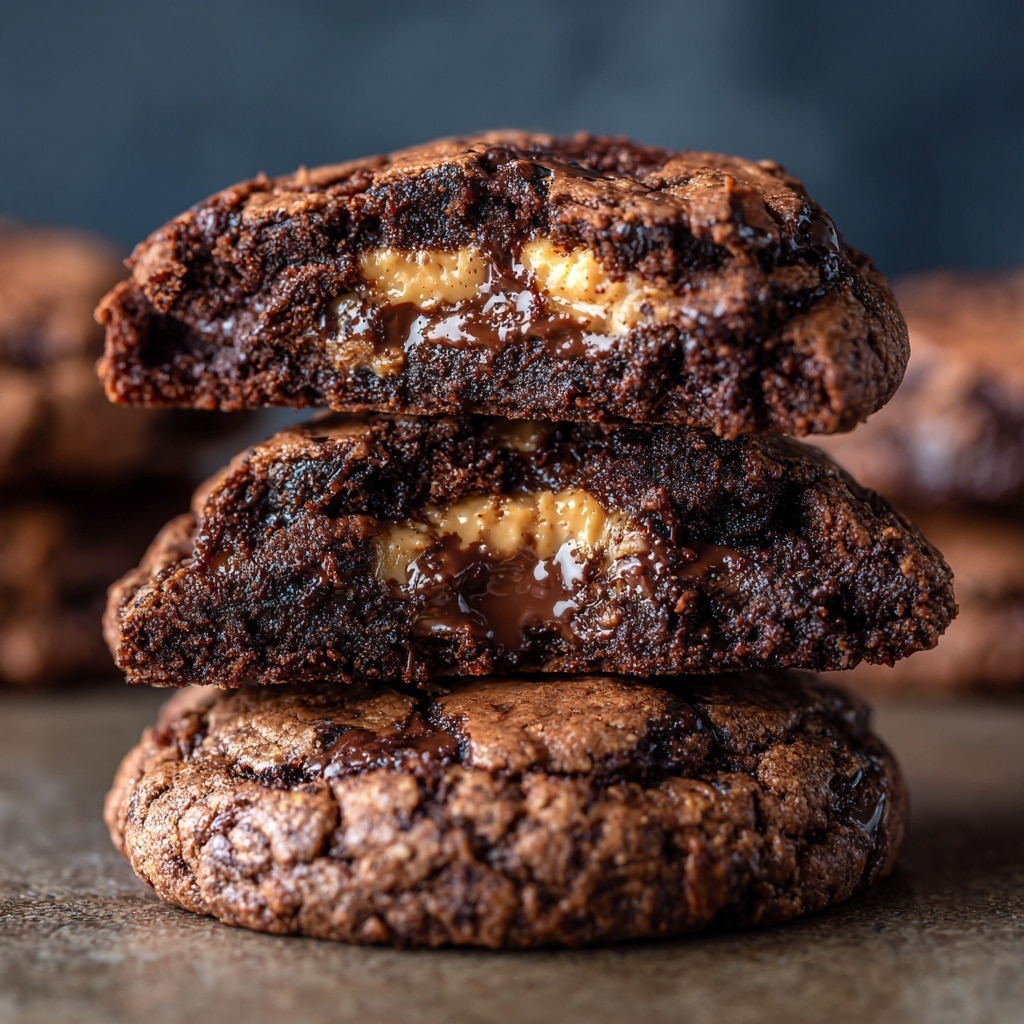 Chocolate Peanut Butter Cookies Recipe - Recipe Image