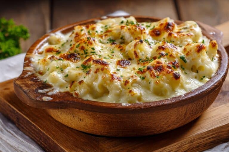 Creamy Cauliflower Cheese Gratin Recipe