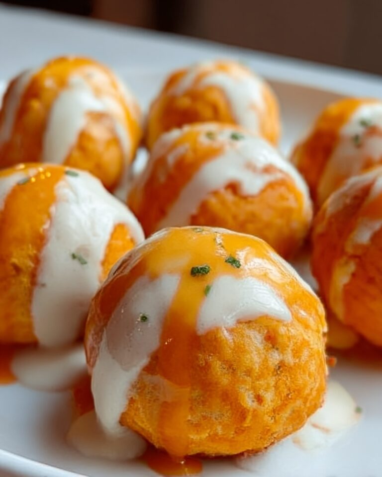 Cheesy Buffalo Ranch Chicken Bombs Recipe