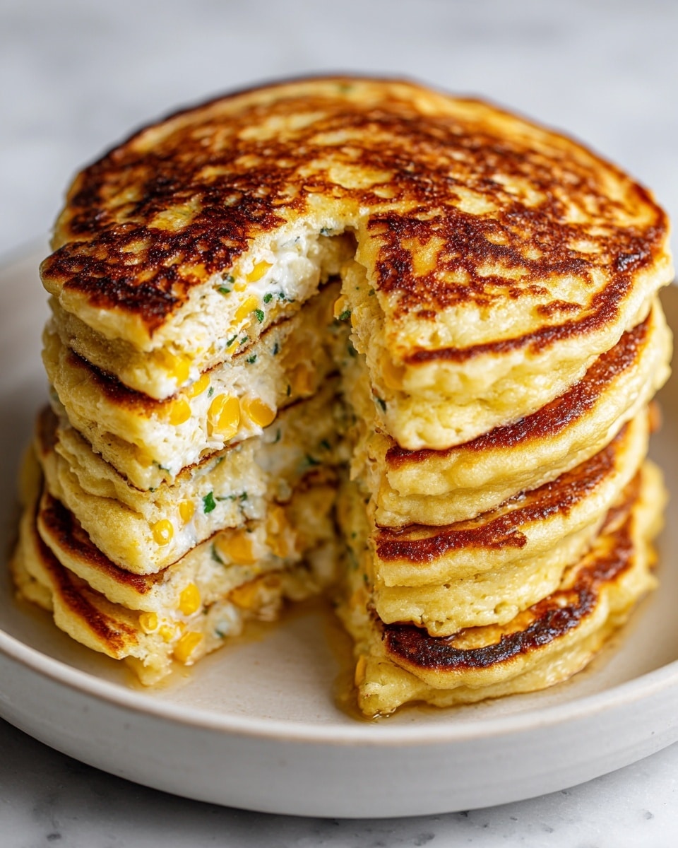 Venezuelan Sweet Corn Cachapas: Golden Pancakes of Joy Recipe - Recipe Image
