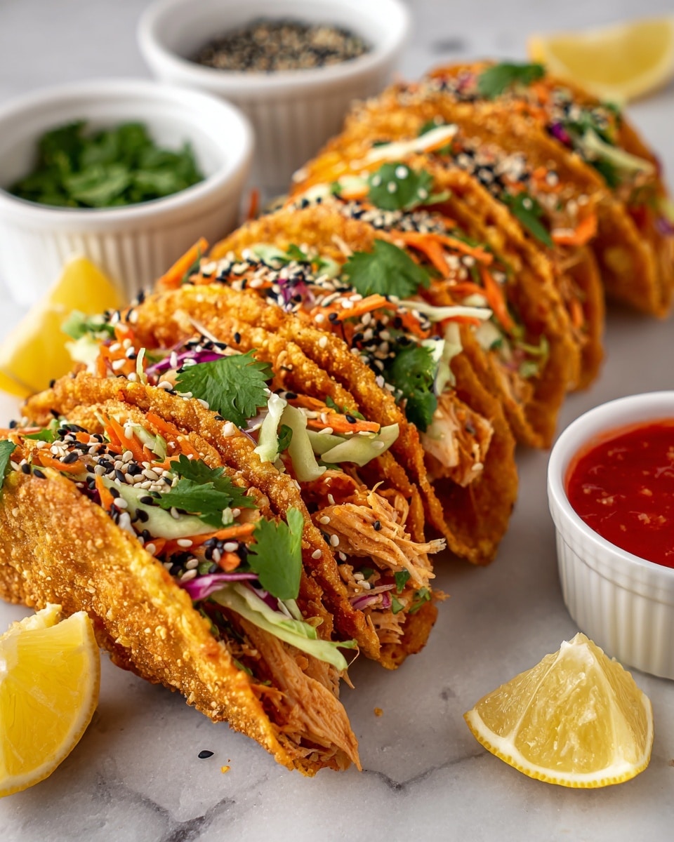 Applebee's Chicken Wonton Tacos Recipe - Recipe Image