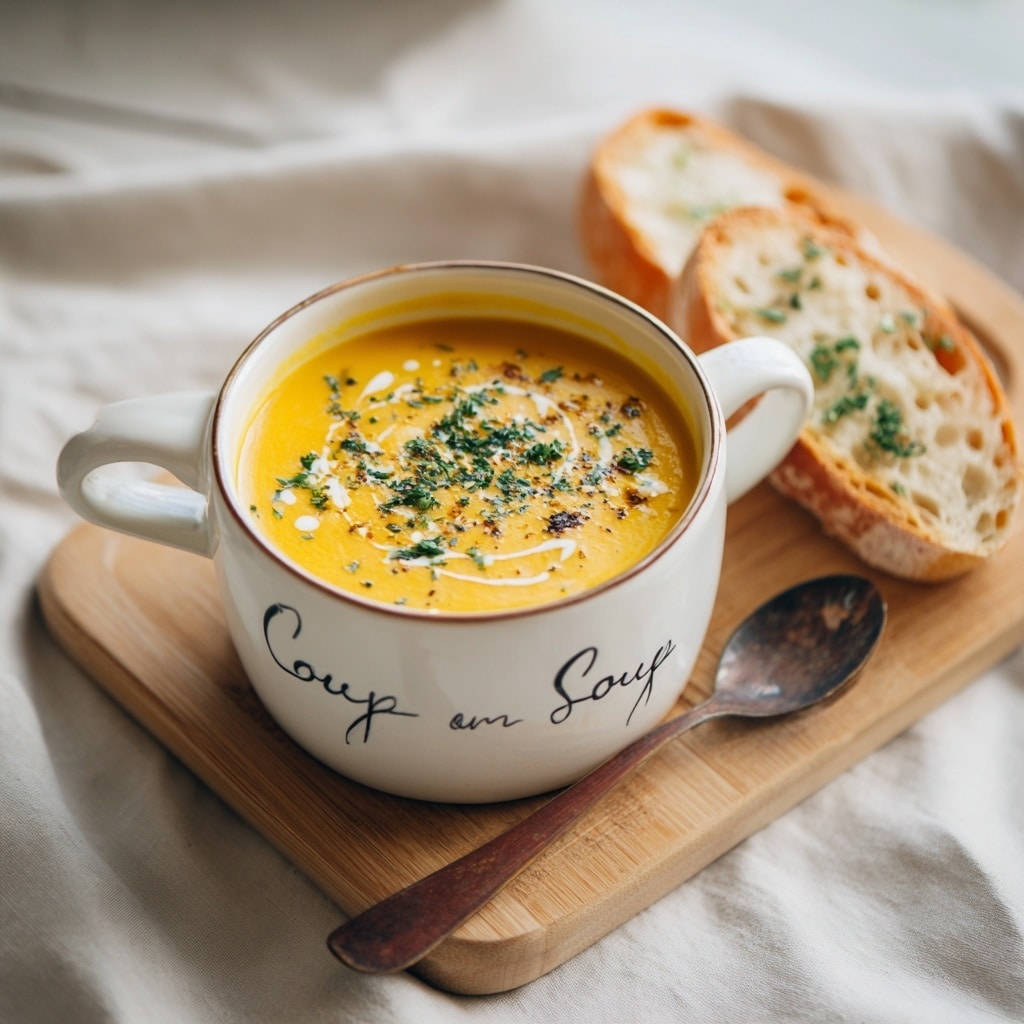 Carrot Soup: Your Cozy Vegan Comfort Bowl Recipe - Recipe Image