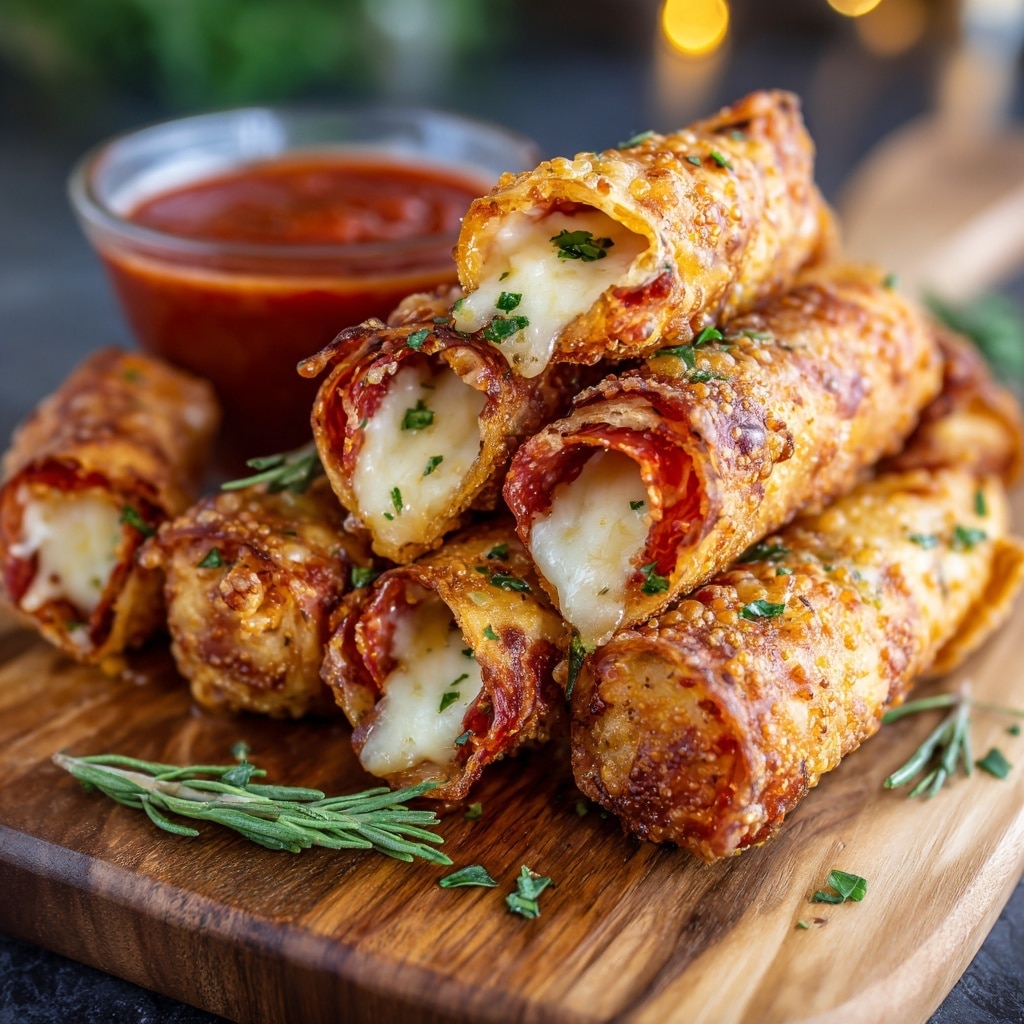 Air Fryer Pizza Rolls Recipe - Recipe Image