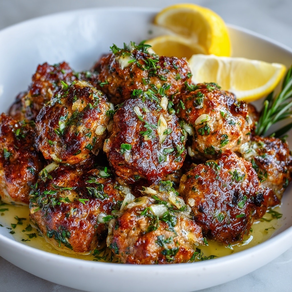 Chicken Piccata Meatballs Recipe - Recipe Image