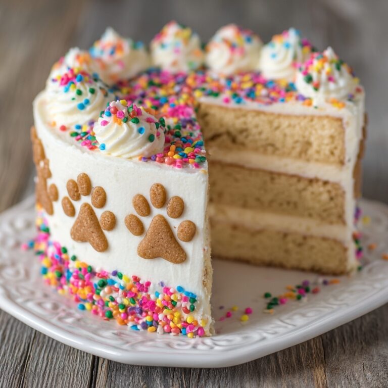 3-Ingredient Dog Cake with Bananas, Peanut Butter, and Eggs Recipe