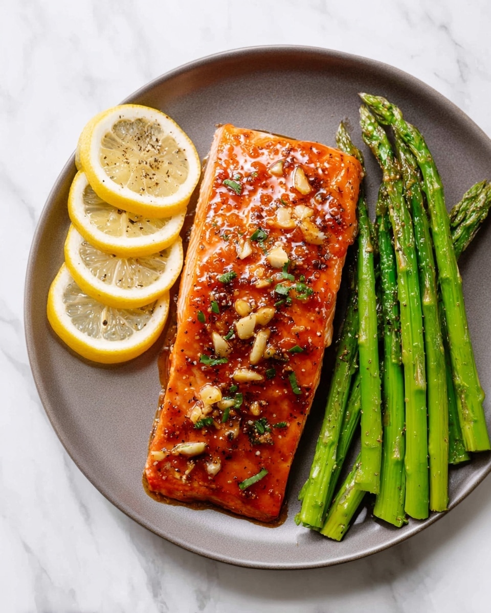 Garlic Brown Sugar Glazed Salmon Recipe - Recipe Image