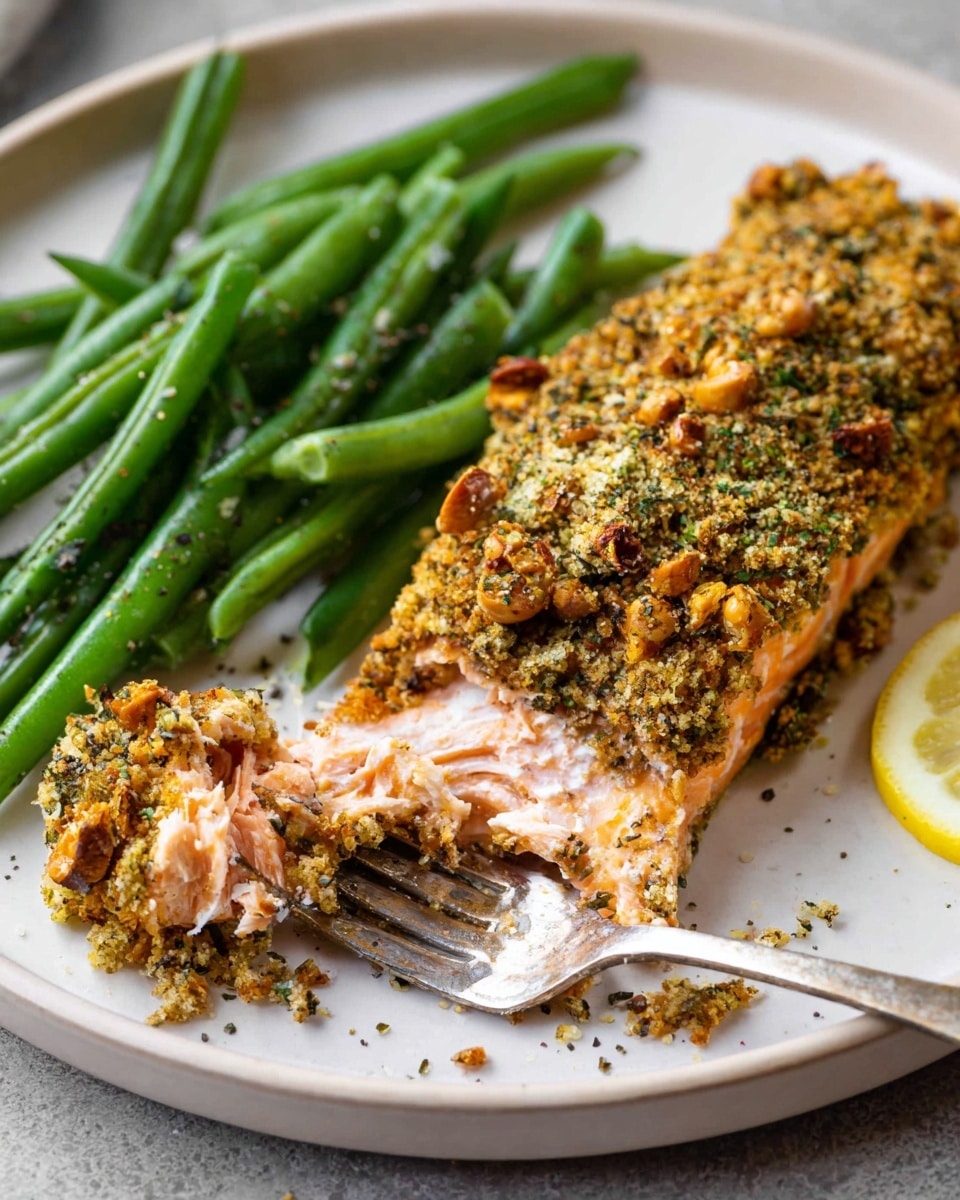 Pistachio Crusted Salmon Recipe - Recipe Image