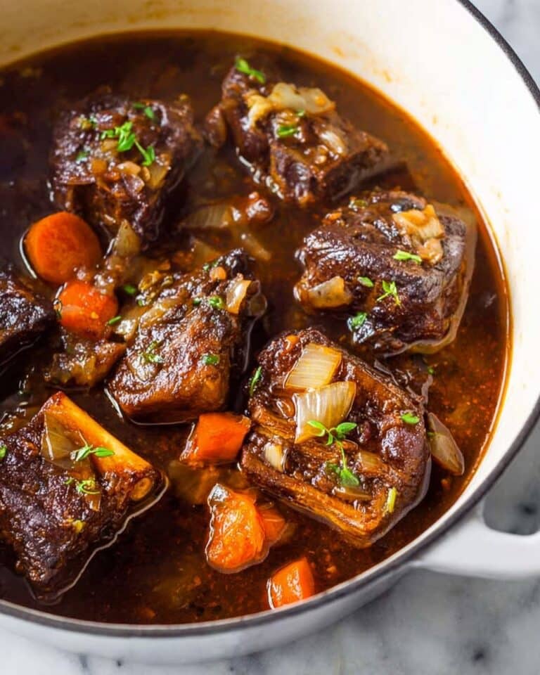 Braised Short Ribs with Red Wine and Herbs Recipe