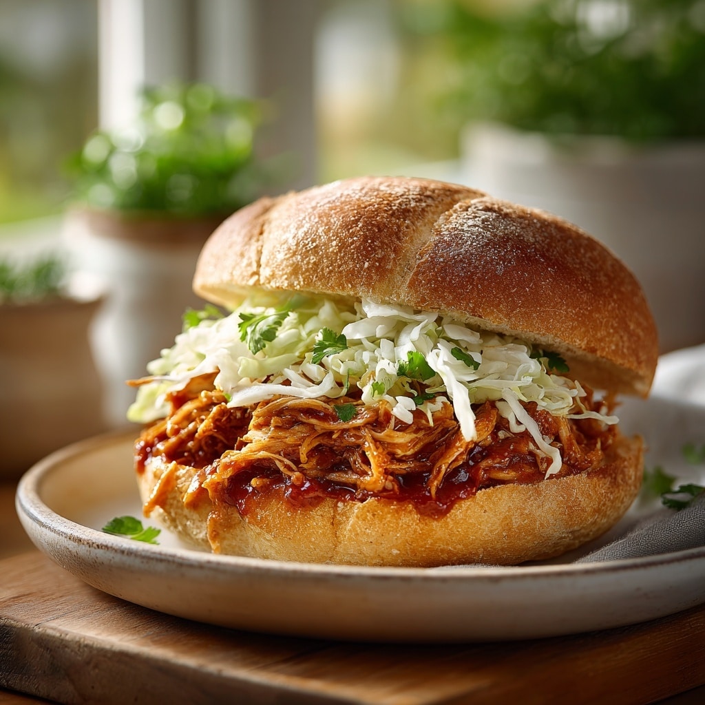 Crispy Buffalo Chicken Sandwich with Ranch Slaw Recipe - Recipe Image
