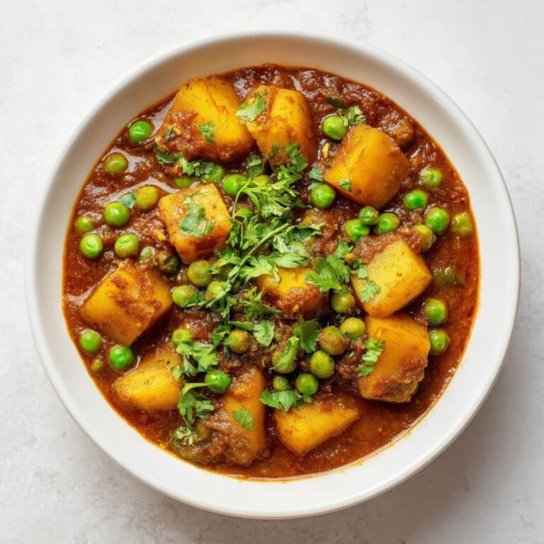 Golden New Potato & Pea Curry Recipe