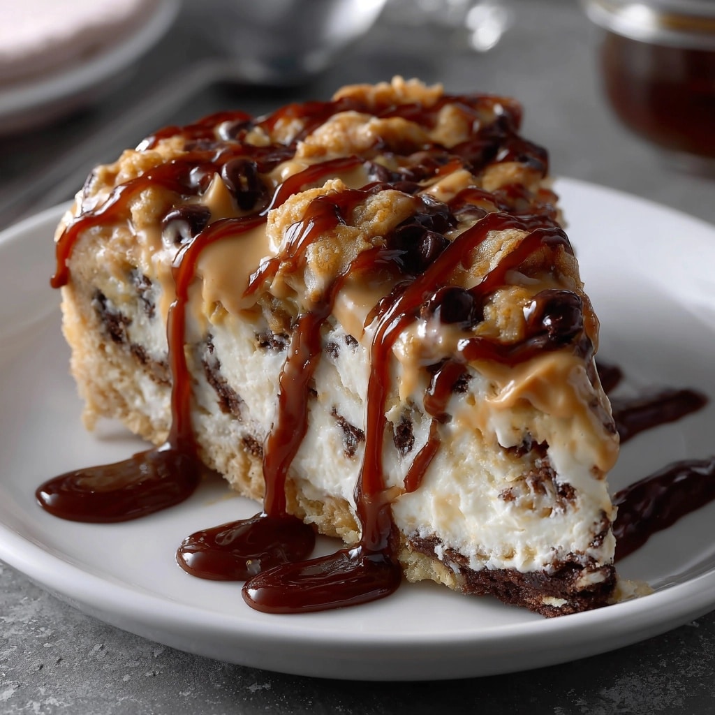 No-Bake German Chocolate Cheesecake Recipe - Recipe Image