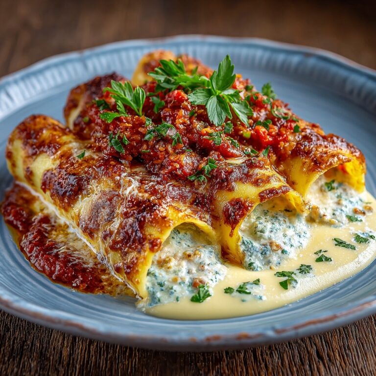 Baked Cannelloni with Béchamel Sauce Recipe