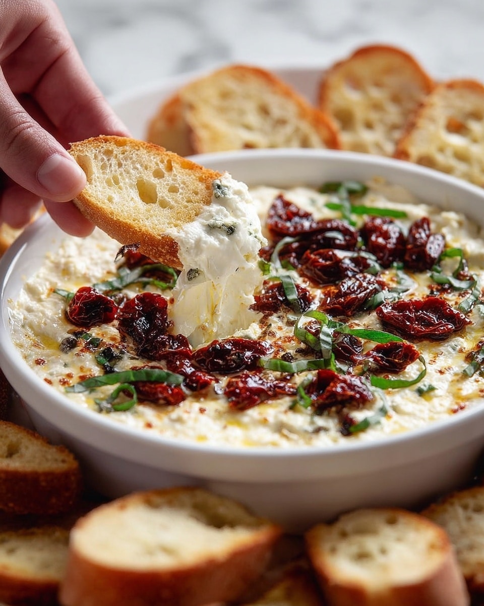 Warm Goat Cheese Dip with Herbs and Toasted Walnuts Recipe - Recipe Image