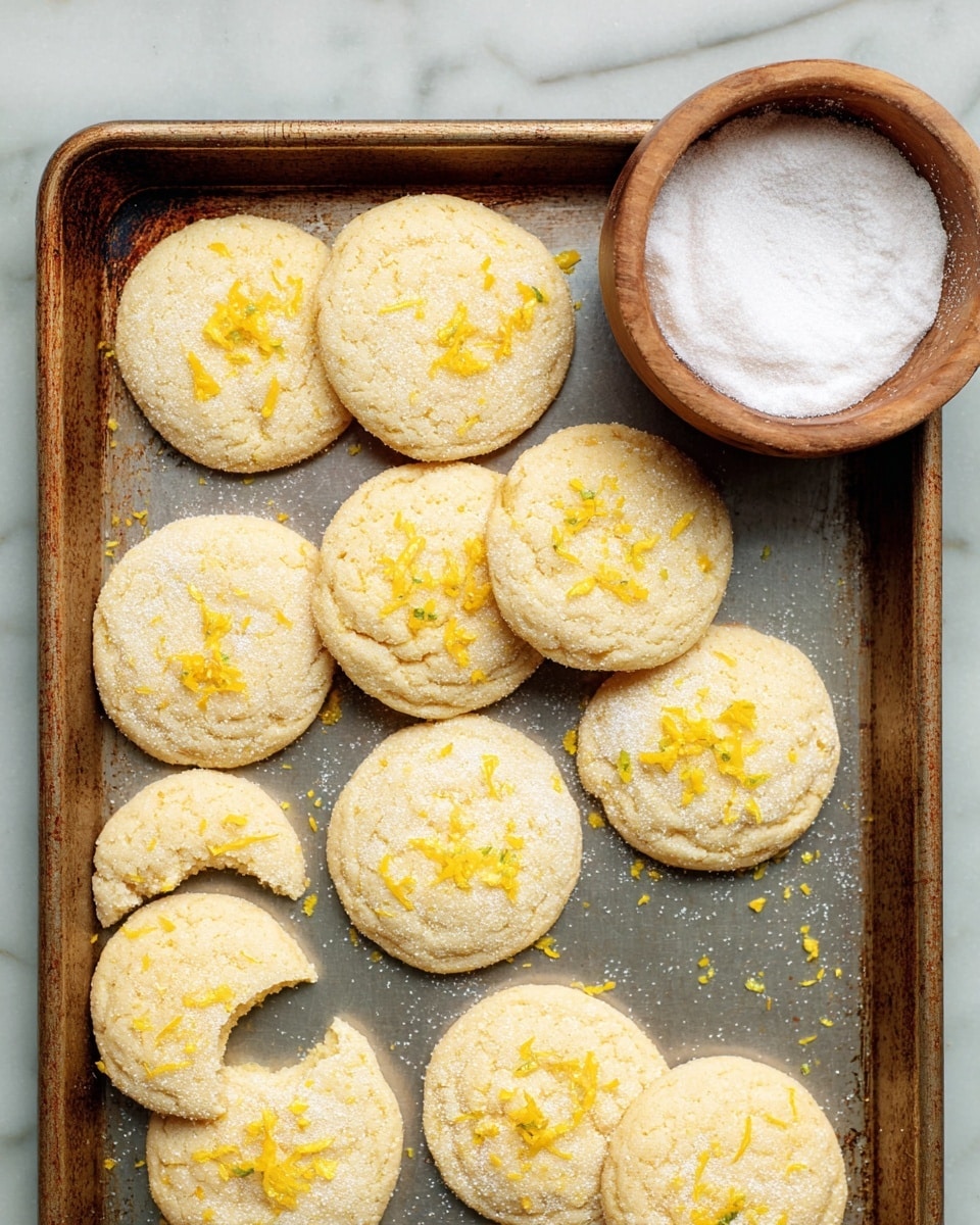 Soft & Chewy Lemon Cookies Recipe - Recipe Image