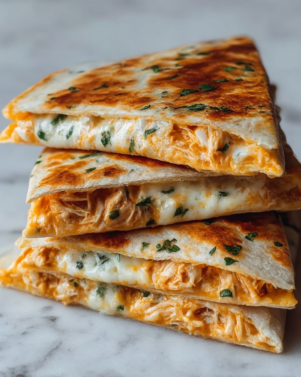 High Protein Chicken Ranch Quesadilla: Crispy, Creamy, Low Carb Recipe - Recipe Image