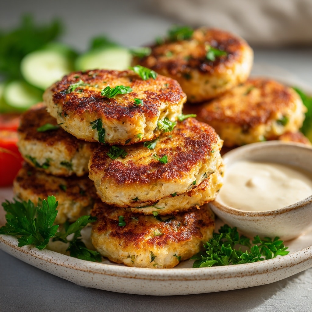 Fresh Salmon Cakes with Quick Garlic Aioli Recipe - Recipe Image