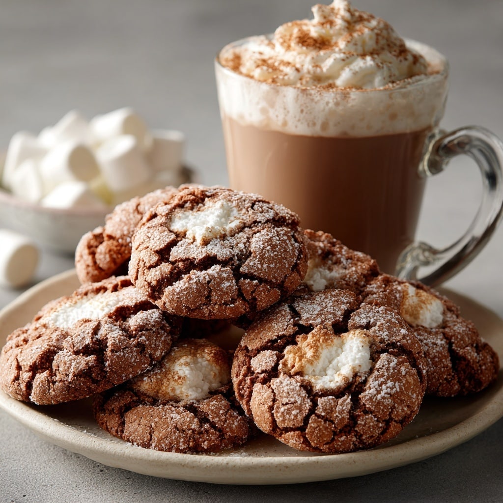 Marshmallow Hot Cocoa Cookies Recipe - Recipe Image