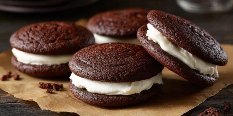 Chocolate Raspberry Sandwich Cookies Recipe