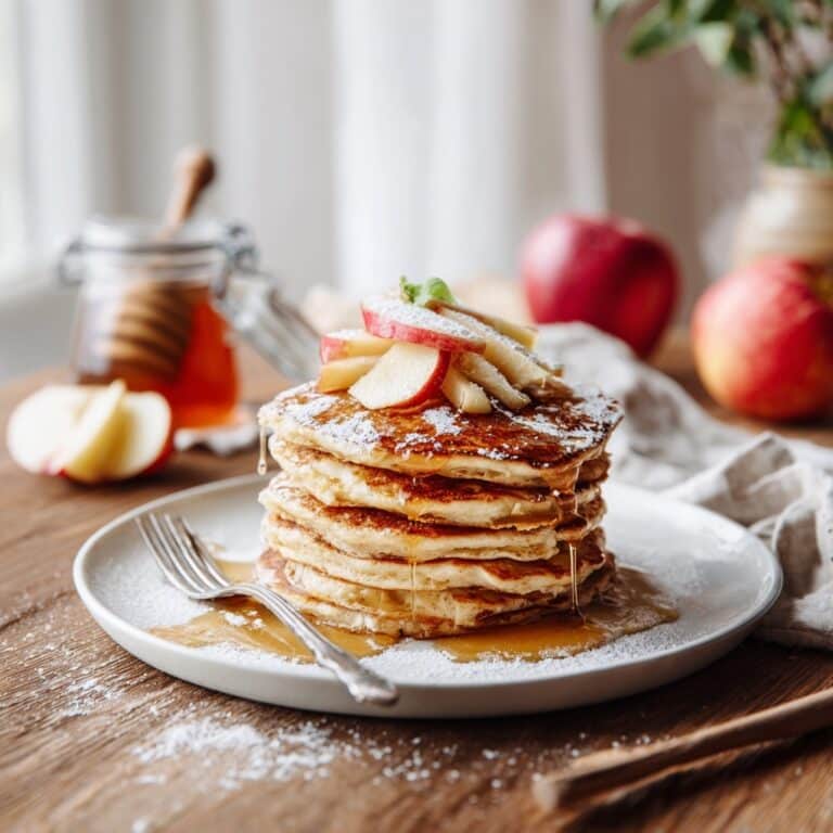 Apple Yogurt Breakfast Pancakes Recipe