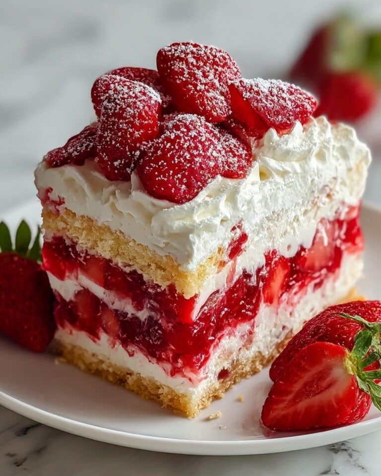 Strawberry Earthquake Cake Recipe