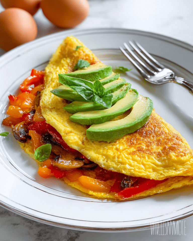Easy Fluffy Omelette with 10 Filling Ideas Recipe