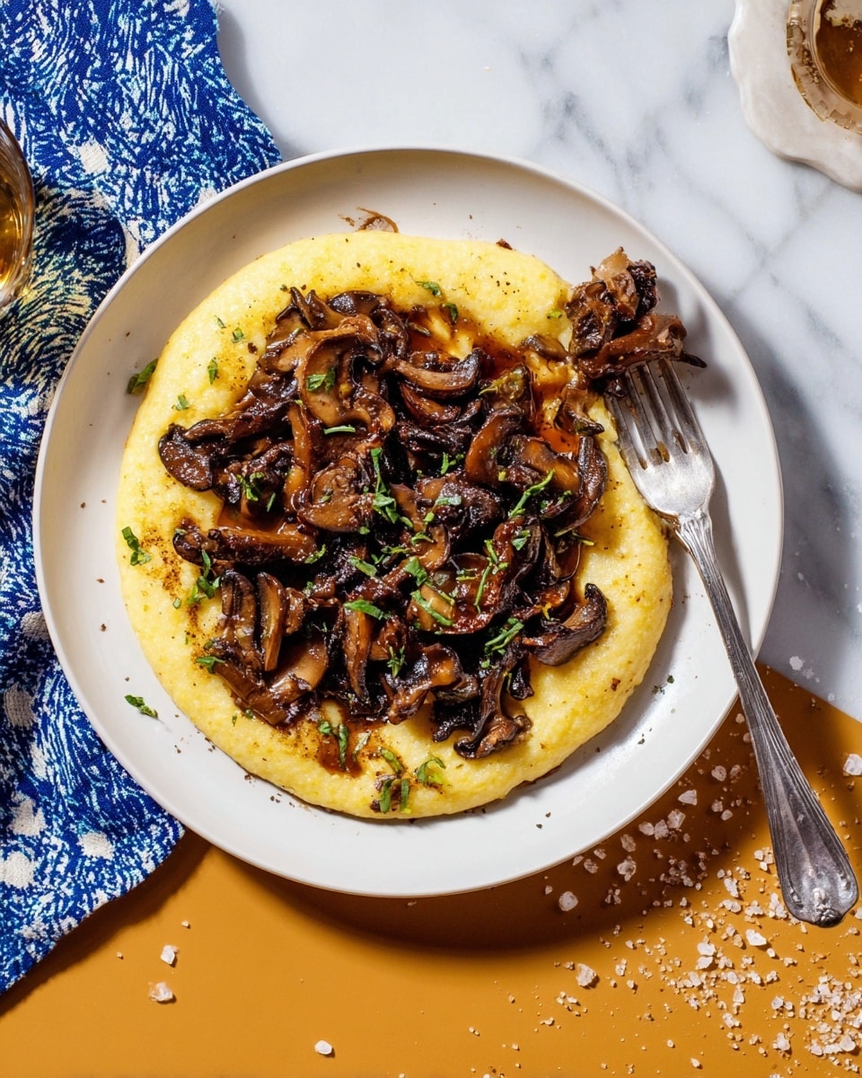 Polenta with Wild Mushroom Ragu Recipe - Recipe Image