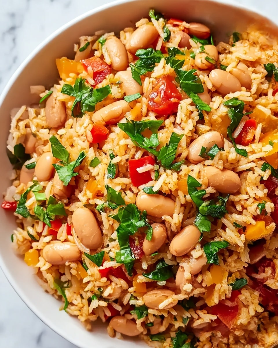 Healthy Mediterranean Rice and Beans Recipe - Recipe Image