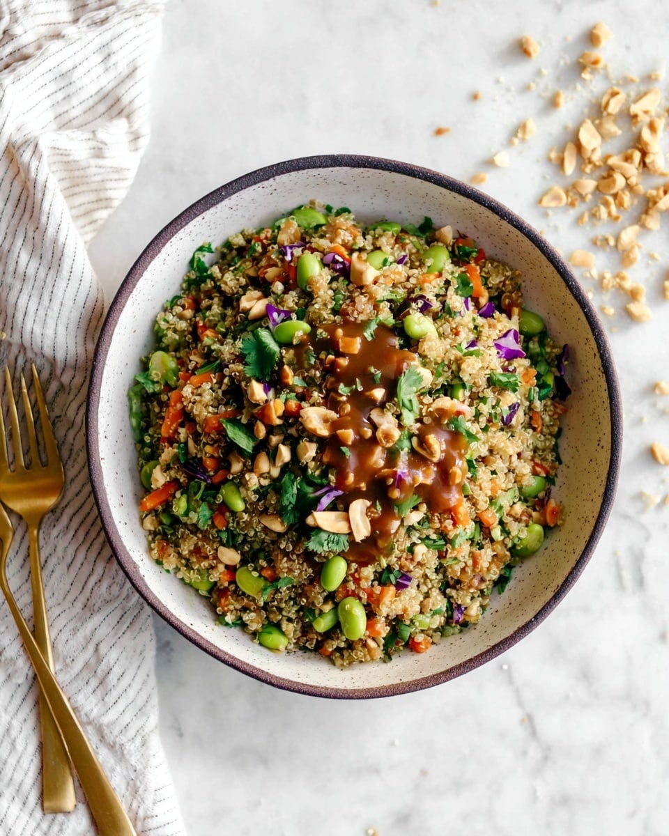 Vegan Thai Quinoa Salad Recipe - Recipe Image